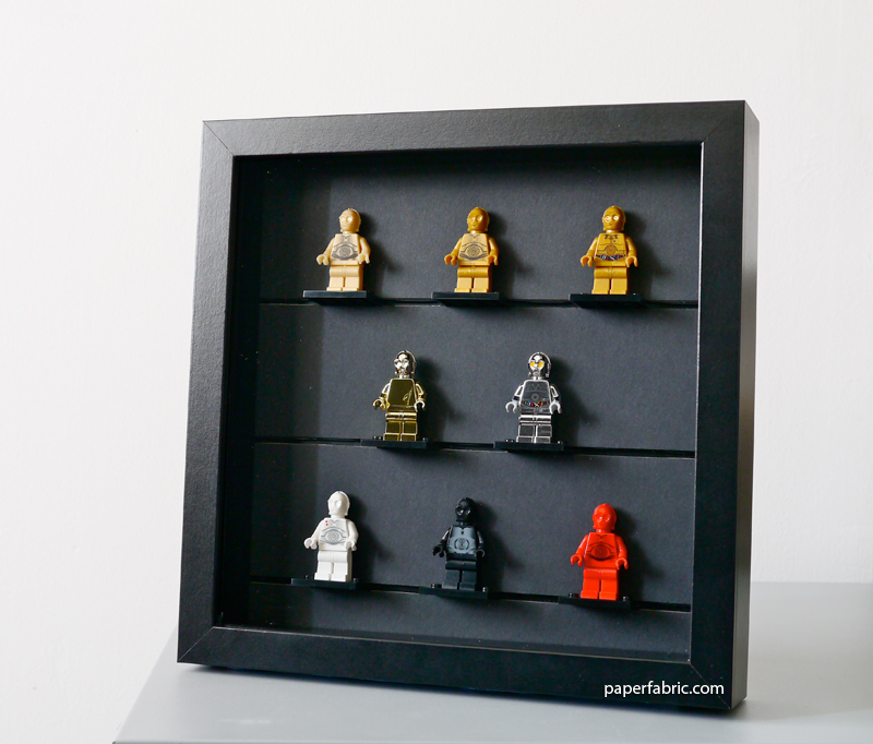 Hand Crafted LEGO Display IKEA Ribba Frame | Paper